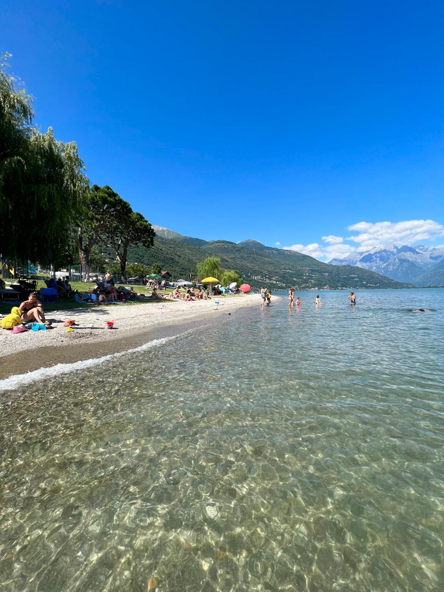 Casa Paola Central Stay By The Lake Domaso Bagian luar foto
